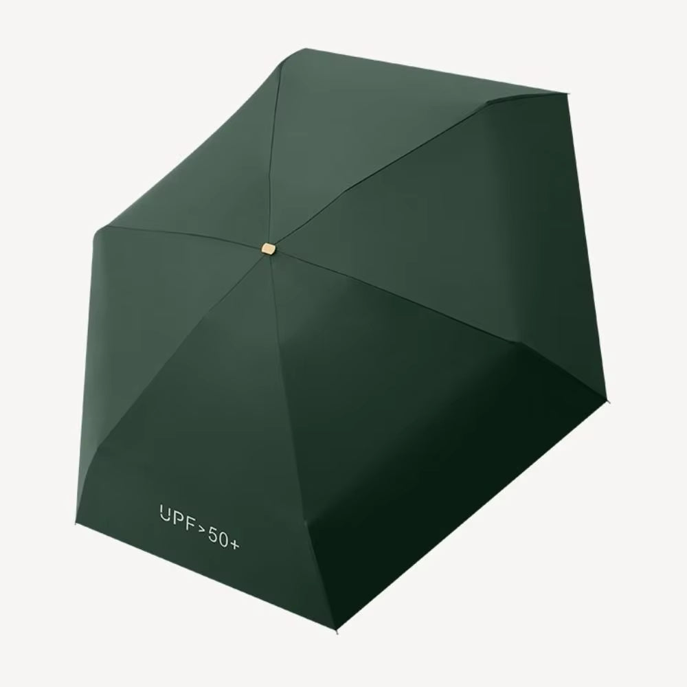 Mini Sun Umbrella Small Pocket Rain Umbrella Vinyl Folding Umbrella UV Ultraviolet Protection Sun Shade Pocket Parasol Capsule