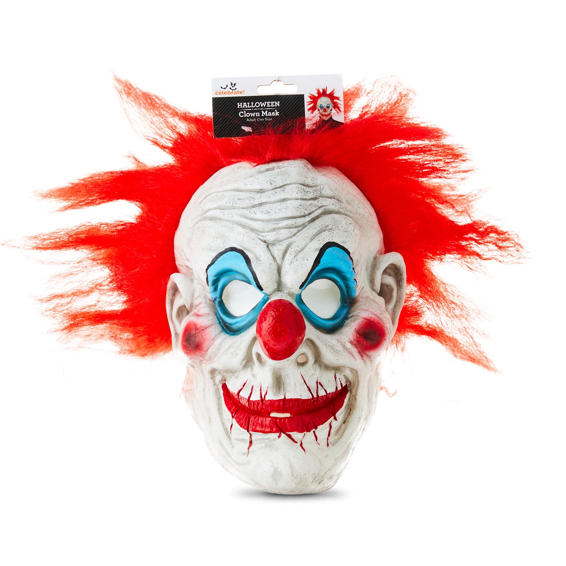 Scary Clown Halloween Mask for Adults, by